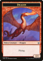 Servo // Dragon Double-sided Token (Challenger 2020) [Unique and Miscellaneous Promos]