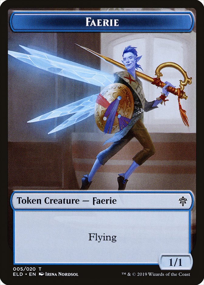 Faerie [Throne of Eldraine Tokens] (TELD 5)