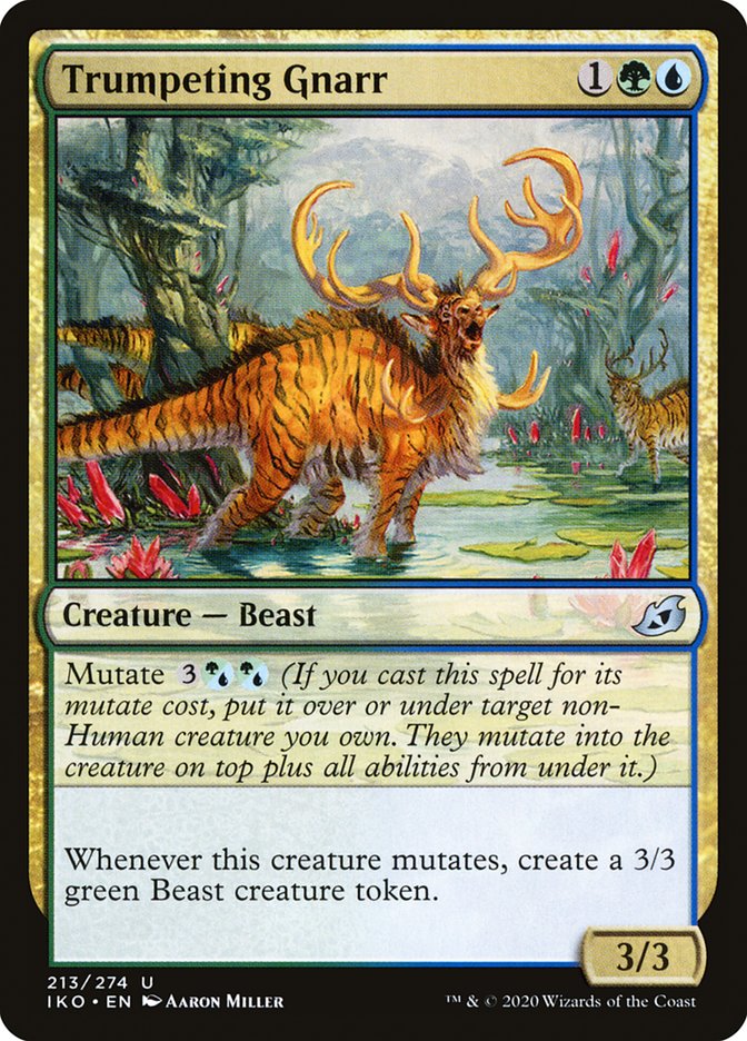 Trumpeting Gnarr [Ikoria: Lair of Behemoths] (IKO 213)