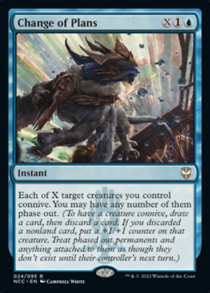 Change of Plans [Streets of New Capenna Commander] (NCC 24)