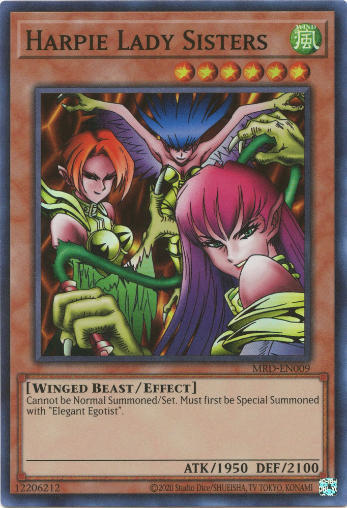 Harpie Lady Sisters [MRD-EN009] Super Rare