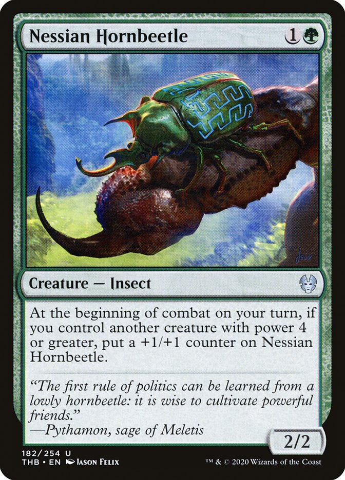 Nessian Hornbeetle [Theros Beyond Death] (THB 182)
