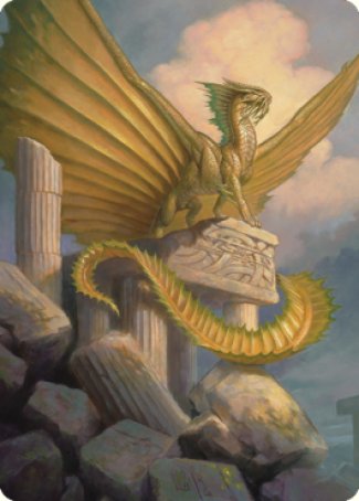 Ancient Gold Dragon Art Card [Commander Legends: Battle for Baldur's Gate Art Series]