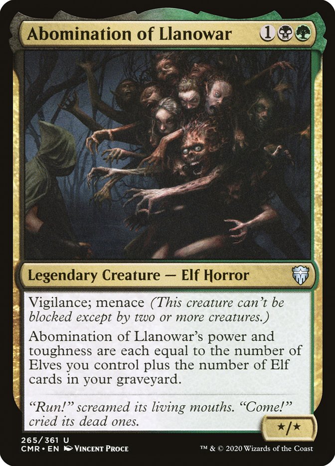 Abomination of Llanowar [Commander Legends] (CMR 265)