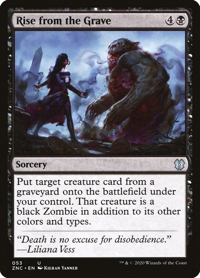 Rise from the Grave [Zendikar Rising Commander] (ZNC 53)