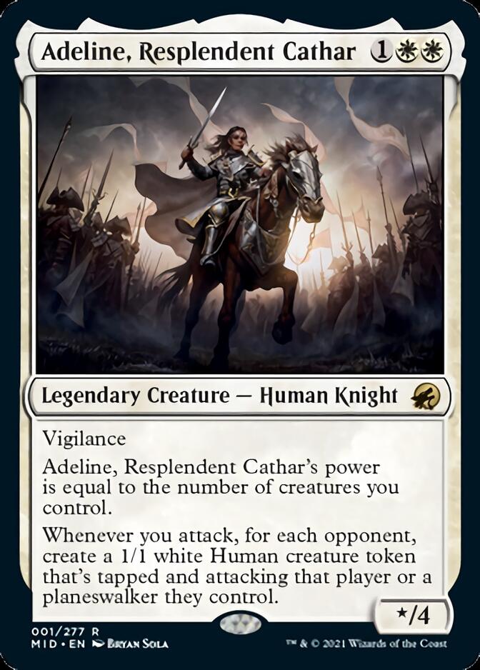 Adeline, Resplendent Cathar [Innistrad: Midnight Hunt] (MID 1)