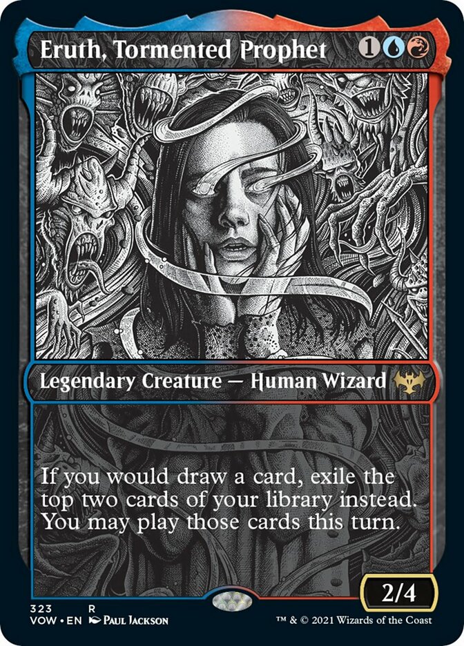 Eruth, Tormented Prophet (Showcase Eternal Night) [Innistrad: Crimson Vow] (VOW 323)