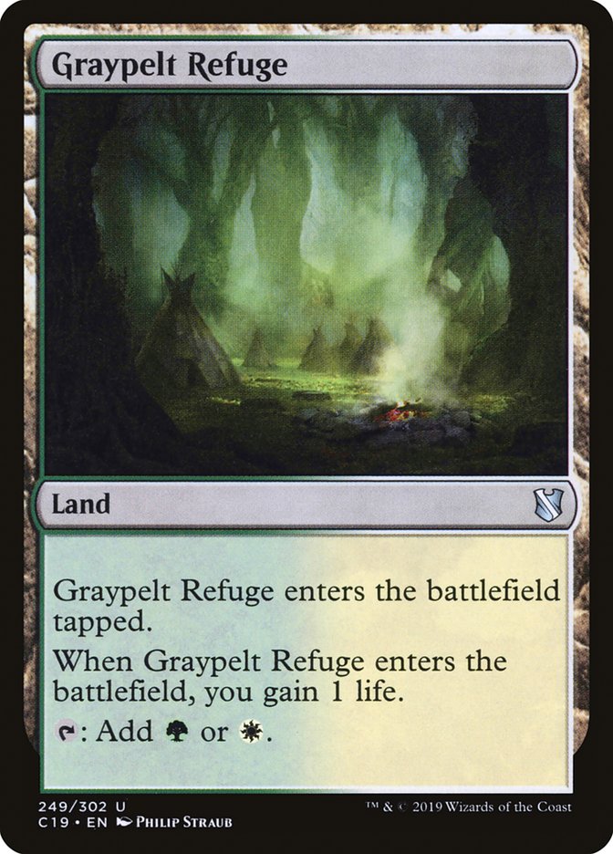 Graypelt Refuge [Commander 2019] (C19 249)