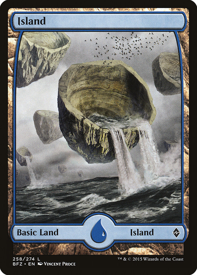 Island (#258) [Battle for Zendikar] (BFZ 258)