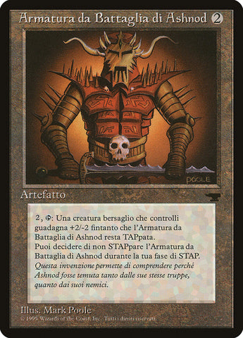Ashnod's Battle Gear (Italian) - "Armatura da Battaglia di Ashnod" [Rinascimento] (RIN 102)