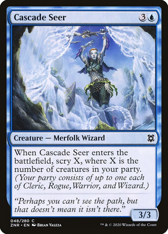 Cascade Seer [Zendikar Rising] (ZNR 48)