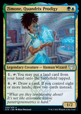 Zimone, Quandrix Prodigy [Strixhaven: School of Mages] (STX 250)