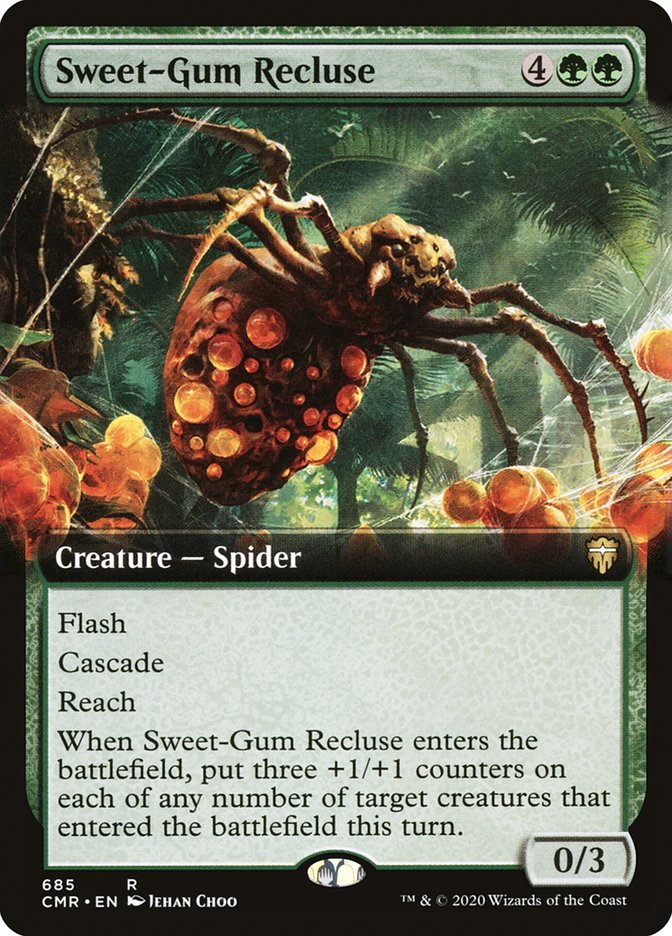 Sweet-Gum Recluse (Extended Art) [Commander Legends] (CMR 685)