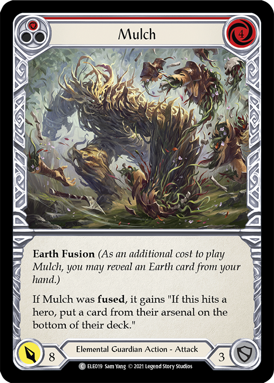Mulch (Red) [ELE019] 1st Edition Rainbow Foil