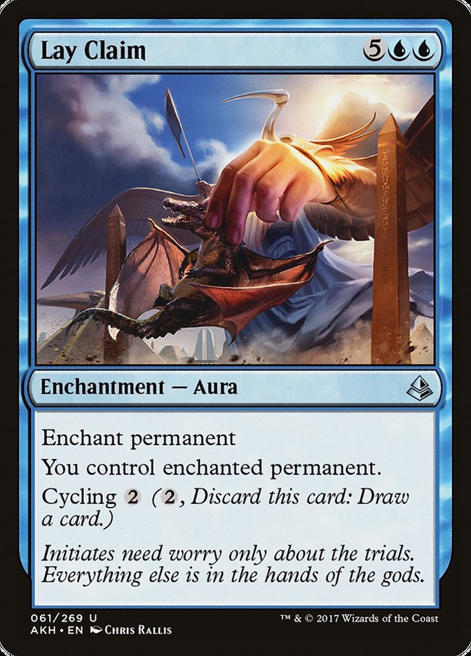 Lay Claim [Amonkhet] (AKH 61)