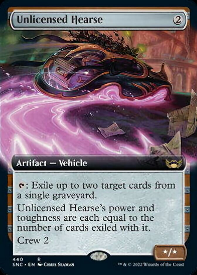 Unlicensed Hearse (Extended Art) [Streets of New Capenna] (SNC 440)