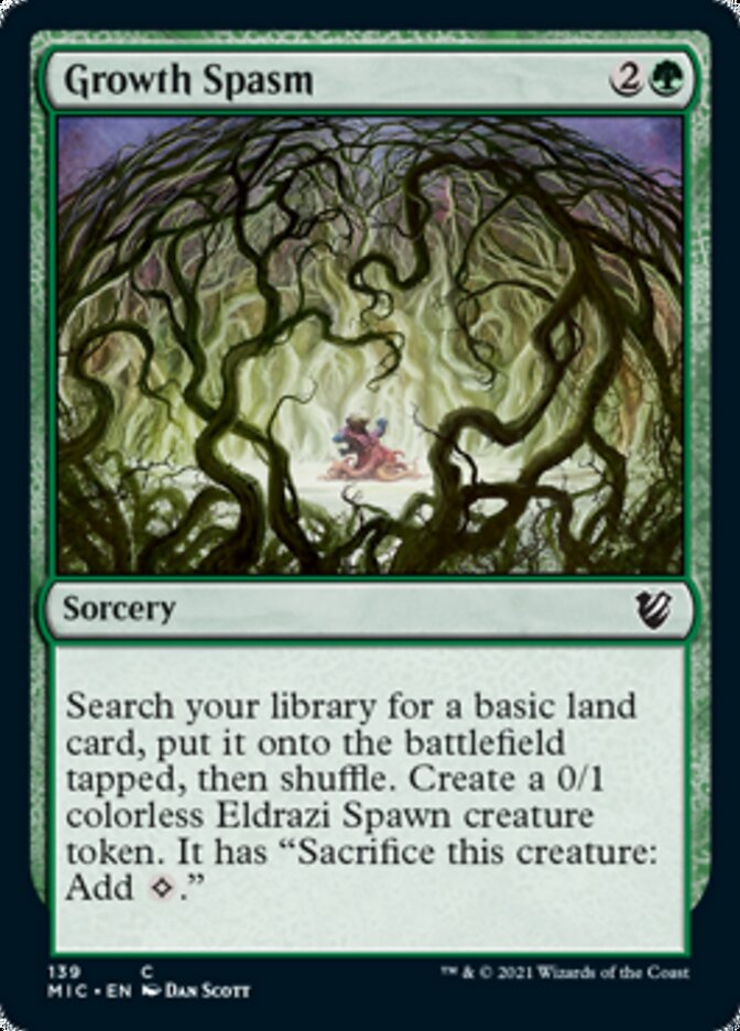Growth Spasm [Innistrad: Midnight Hunt Commander] (MIC 139)