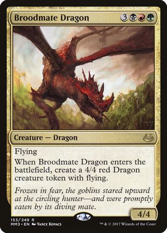 Broodmate Dragon [Modern Masters 2017] (MM3 153)