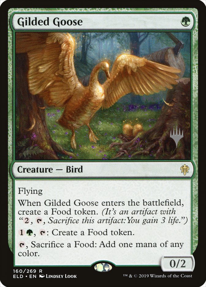 Gilded Goose (Promo Pack) [Throne of Eldraine Promos] (PELD 160P)