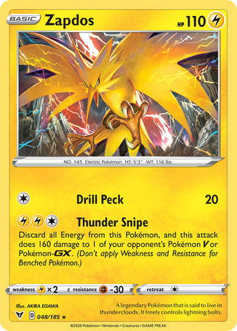 Zapdos (48) [Sword & Shield: Vivid Voltage]