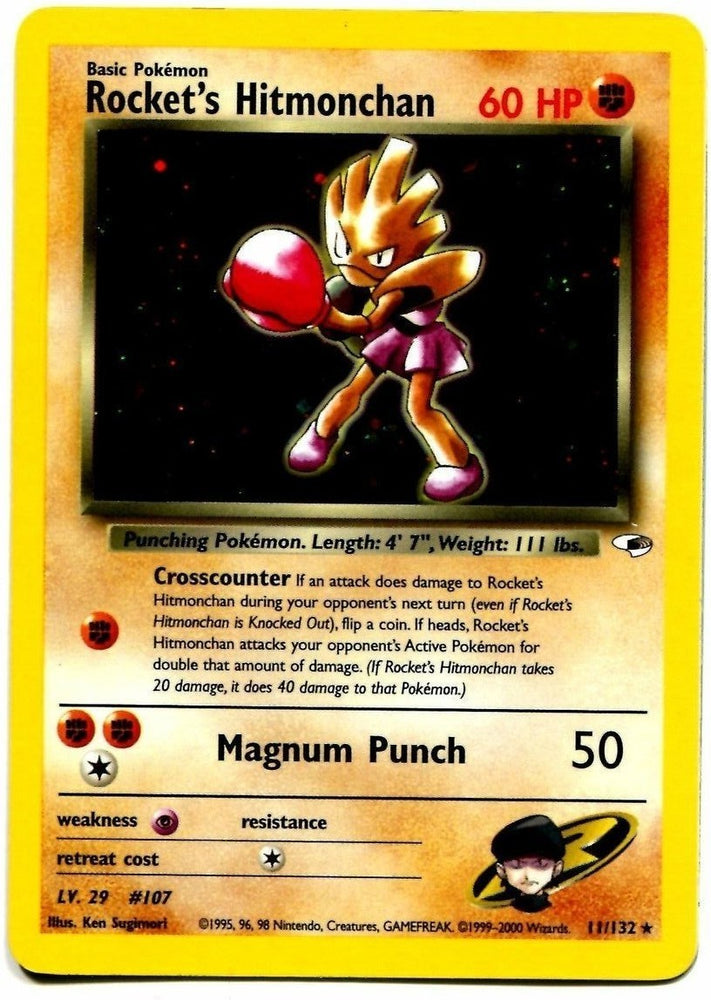 Rocket's Hitmonchan (11/132) [Gym Heroes]