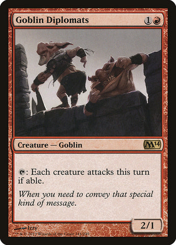 Goblin Diplomats [Magic 2014] (M14 141)