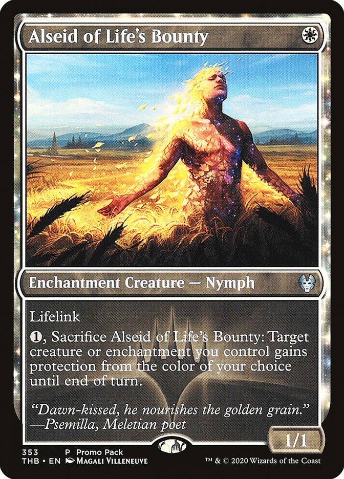 Alseid of Life's Bounty (Promo Pack) [Theros Beyond Death Promos] (THB 353)