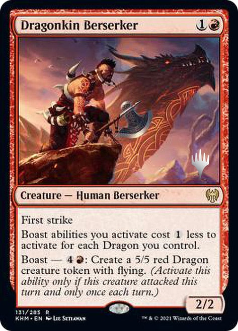 Dragonkin Berserker [Kaldheim Promo Pack] (PKHM 131)