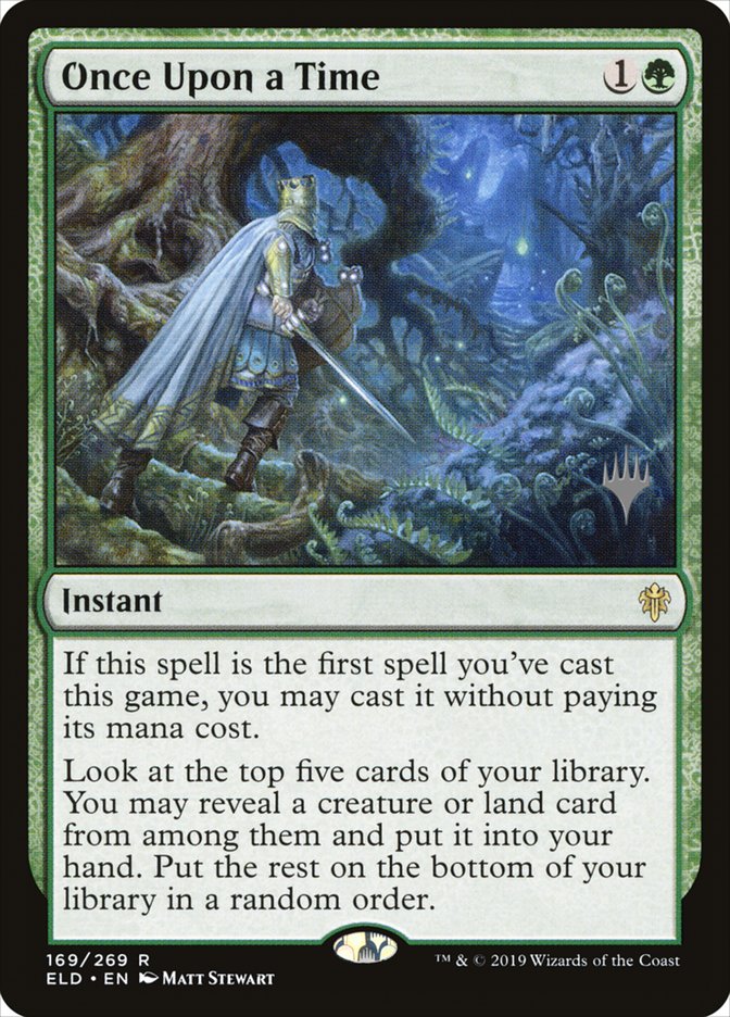 Once Upon a Time (Promo Pack) [Throne of Eldraine Promos] (PELD 169P)