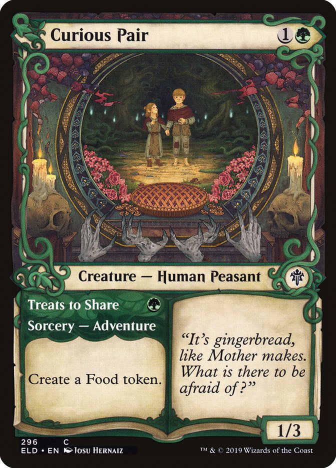 Curious Pair // Treats to Share (Showcase) [Throne of Eldraine] (ELD 296)