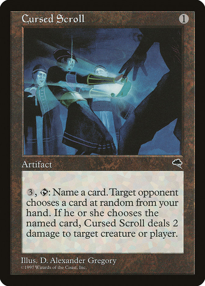 Cursed Scroll [Tempest] (TMP 281)