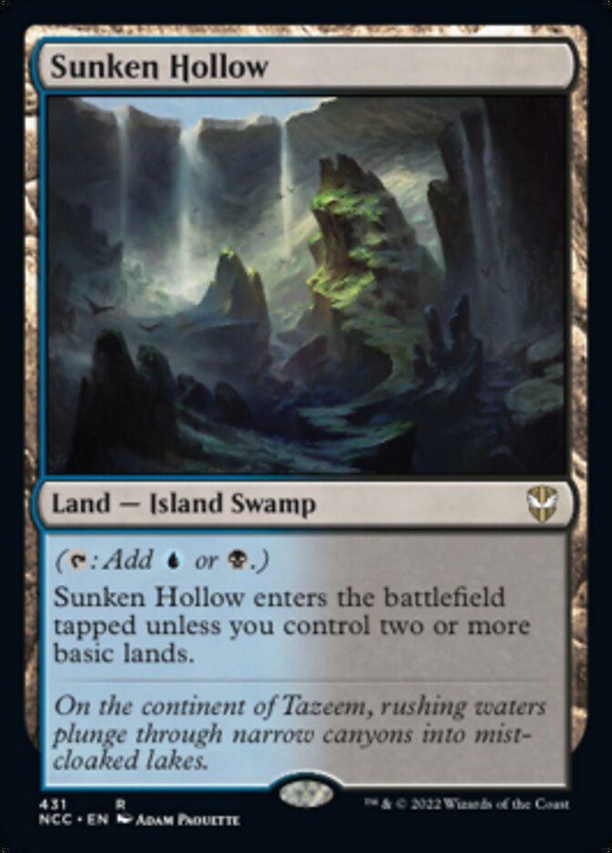 Sunken Hollow [Streets of New Capenna Commander] (NCC 431)