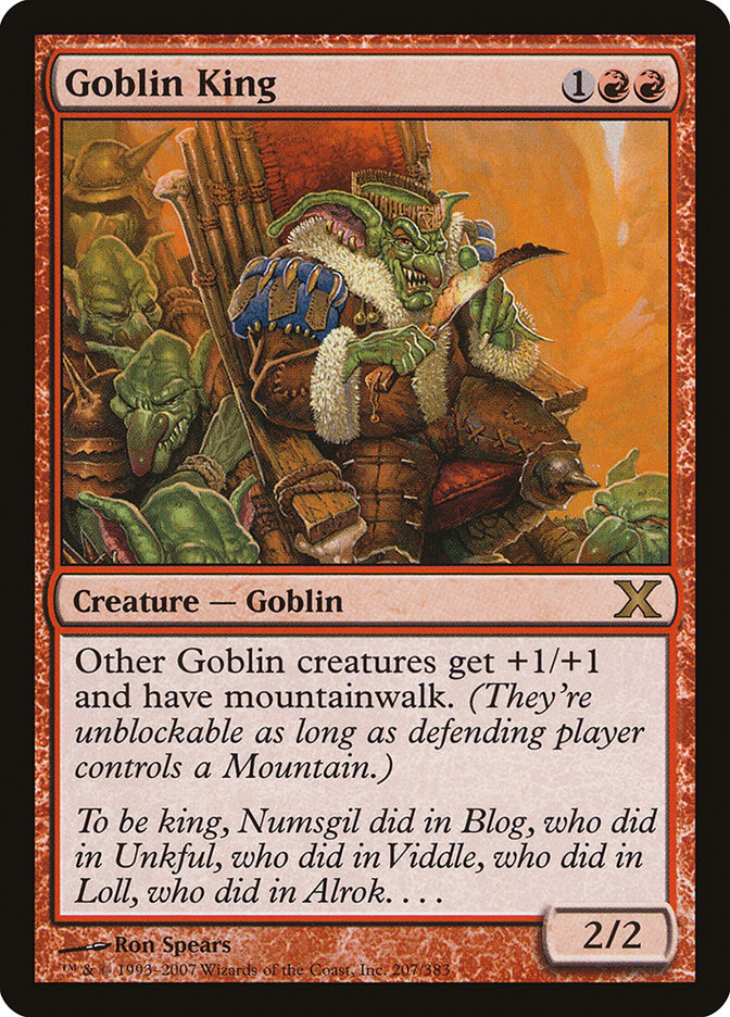 Goblin King [Tenth Edition] (10E 207)