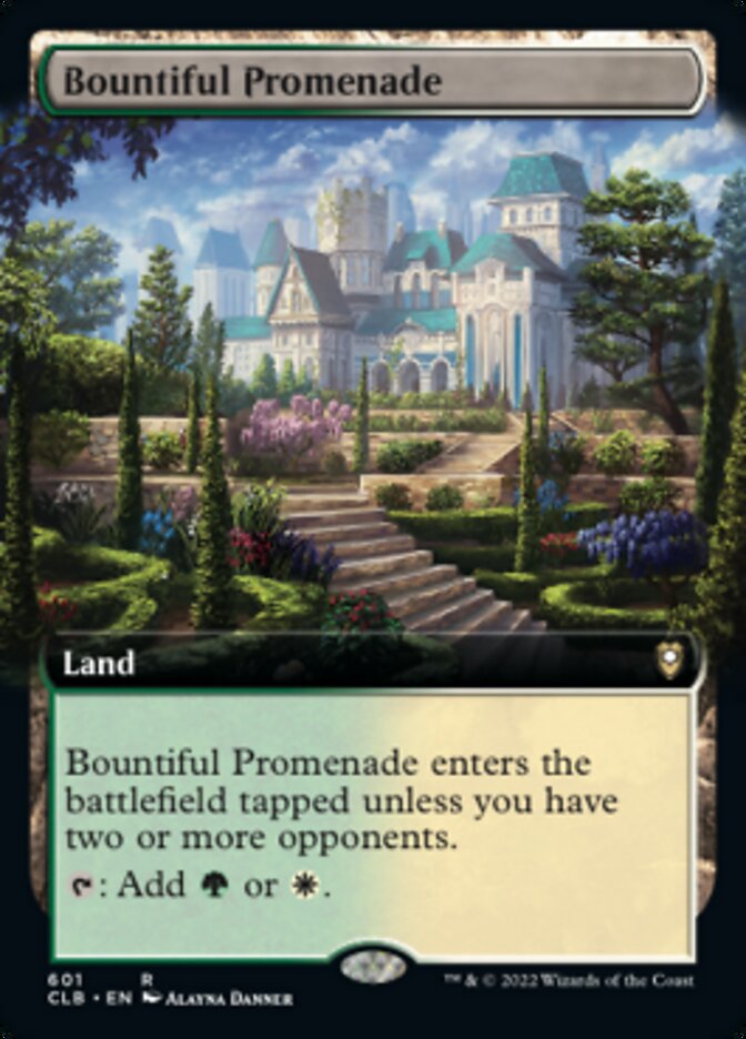 Bountiful Promenade (Extended) [Commander Legends: Battle for Baldur's Gate] (CLB 601)