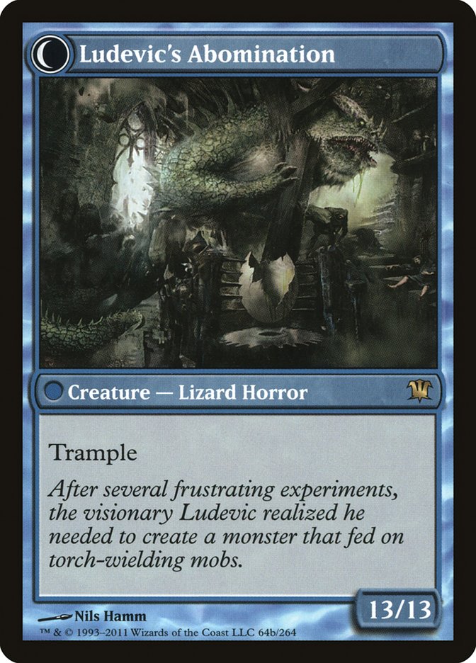 Ludevic's Test Subject // Ludevic's Abomination [Innistrad] (ISD 64)