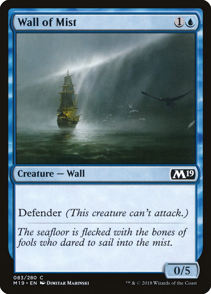 Wall of Mist [Core Set 2019] (M19 83)