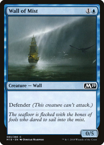 Wall of Mist [Core Set 2019] (M19 83)