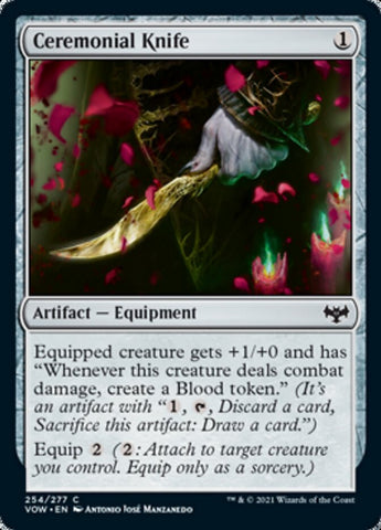 Ceremonial Knife [Innistrad: Crimson Vow] (VOW 254)