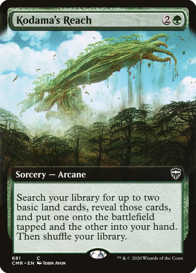Kodama's Reach (Extended Art) [Commander Legends] (CMR 681)