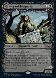 Graveyard Trespasser // Graveyard Glutton (Showcase Equinox) [Innistrad: Midnight Hunt] (MID 290)