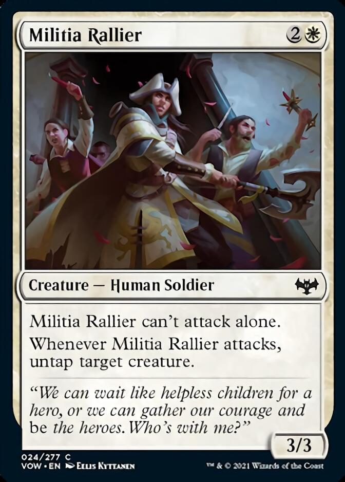 Militia Rallier [Innistrad: Crimson Vow] (VOW 24)