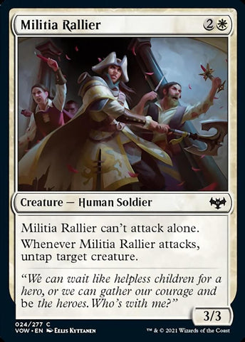 Militia Rallier [Innistrad: Crimson Vow] (VOW 24)