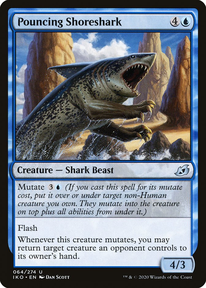 Pouncing Shoreshark [Ikoria: Lair of Behemoths] (IKO 64)