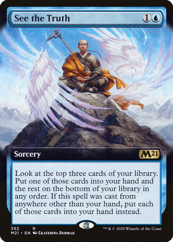 See the Truth (Extended Art) [Core Set 2021] (M21 352)