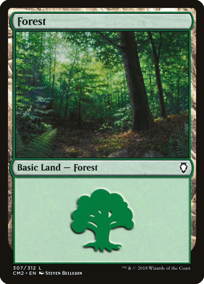 Forest (#307) [Commander Anthology Volume II] (CM2 307)