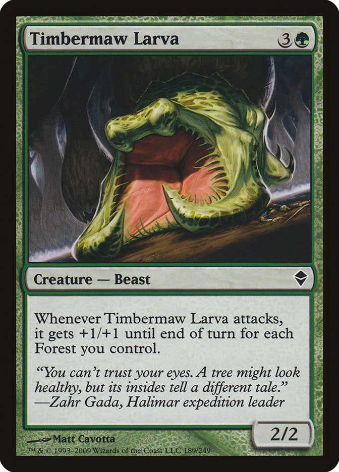 Timbermaw Larva [Zendikar] (ZEN 189)