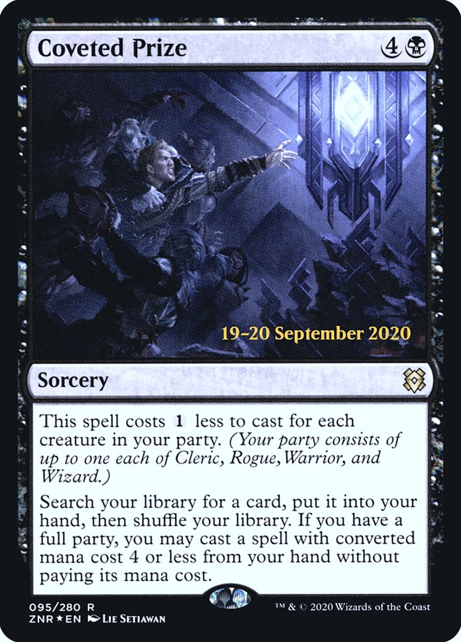 Coveted Prize  [Zendikar Rising Prerelease Promos] (PZNR 95S)