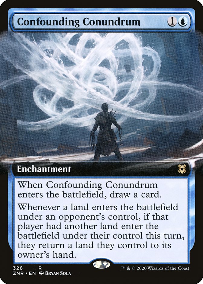 Confounding Conundrum (Extended Art) [Zendikar Rising] (ZNR 326)