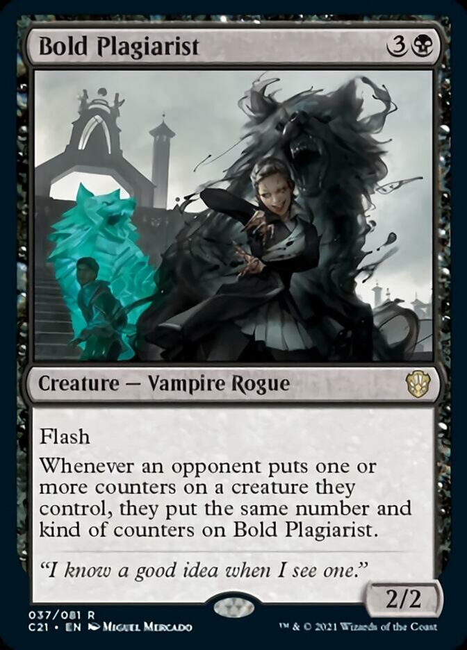 Bold Plagiarist [Commander 2021] (C21 37)