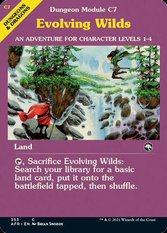 Evolving Wilds (Dungeon Module) [Dungeons & Dragons: Adventures in the Forgotten Realms] (AFR 353)